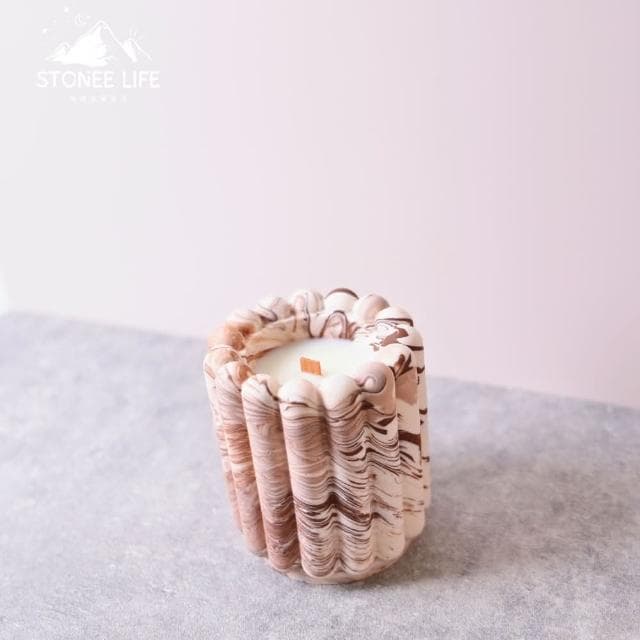 時硐STONE香氛蠟燭-可麗露款(手工製作 香氛蠟燭 特別調製 大豆蠟 室內香氛 定制香味 療癒 禮物 環保)