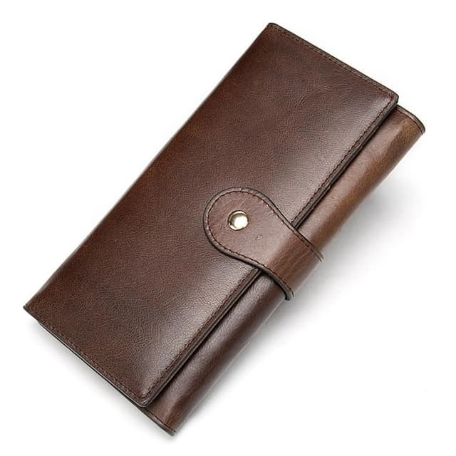 【米蘭精品】父親節禮物 現貨+預購 真牛皮長夾真皮錢包短夾手拿包女包包-錢包牛皮三折復古男女包包7色74cb6