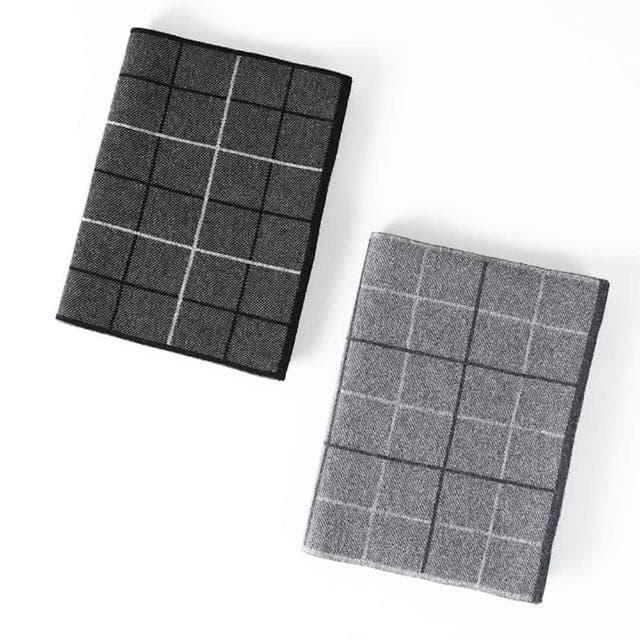 【米蘭精品】父親節禮物 現貨+預購 100%羊毛圍巾保暖披肩-格子溫暖男女配件情人節生日聖誕節交換禮物2色74dl13