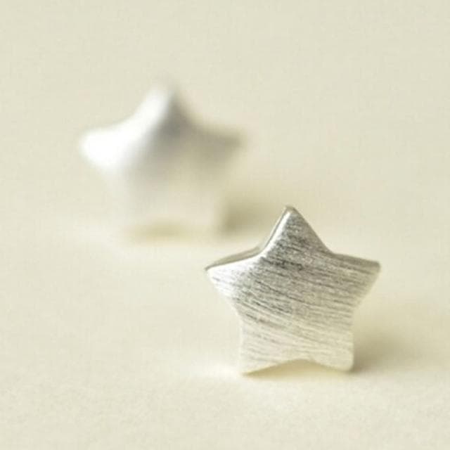 【米蘭精品】現貨+預購 耳環流行銀飾品耳針式耳飾時尚簡約百搭星星情人節生日禮物聖誕節交換禮物首選73ag399