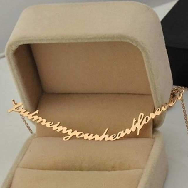 【米蘭精品】現貨+預購 玫瑰金項鍊吊墜子英文字母流行飾品情人節生日聖誕節交換禮物71x125