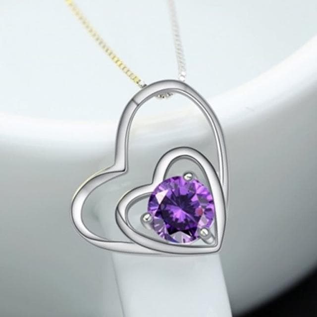 【米蘭精品】現貨+預購 項鍊鑲鑽流行銀飾品真愛氣質母親節情人節生日聖誕節交換禮物73am142