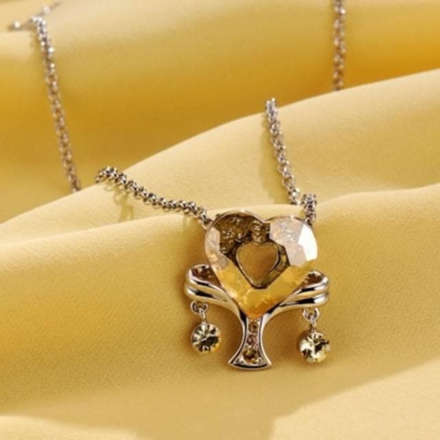 【米蘭精品】現貨+預購 項鍊水晶流行飾品鑲鑽星座天枰座造型母親節情人節生日聖誕節交換禮物73aj123