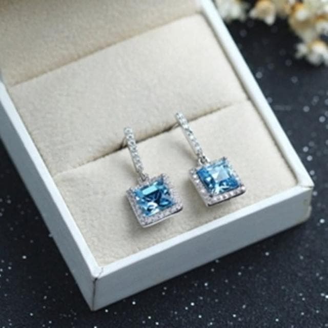 【米蘭精品】現貨+預購 耳環水晶流行銀飾品優雅高貴時尚母親節情人節生日聖誕節交換禮物73al13
