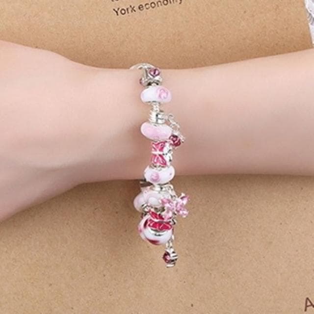 【米蘭精品】現貨+預購 串珠手鍊琉璃珠時尚甜美生日情人節禮物女飾品72l104