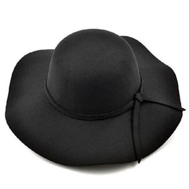 【米蘭精品】現貨+預購 禮帽毛呢帽歐美時尚波浪邊大簷情人節生日聖誕節交換禮物女帽子72b2