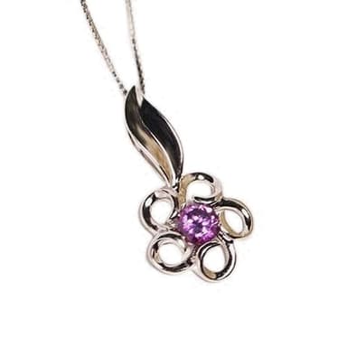 【米蘭精品】現貨+預購 925純銀項鍊鑲鑽吊墜流行典雅花朵造型母親節情人節生日聖誕節交換禮物女飾品73fy80