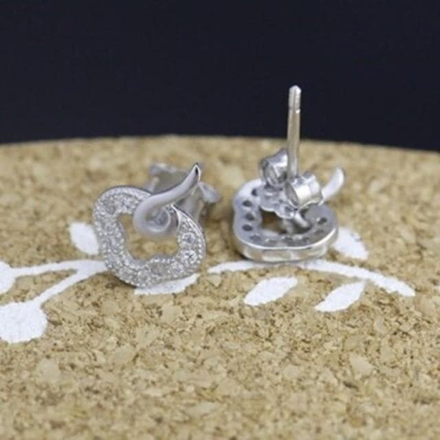 【米蘭精品】現貨+預購 925純銀耳環鑲鑽耳飾時尚簡約大方流行情人節生日聖誕節交換禮物女飾品73dm36