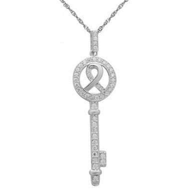 【米蘭精品】現貨+預購 925純銀項鍊鑲鑽吊墜精緻亮眼鑰匙造型情人節生日聖誕節交換禮物女飾品73dk483