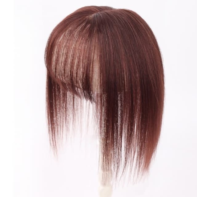 【米蘭精品】現貨+預購 假髮補髮片真髮絲空氣瀏海隨意分縫女假髮母親節禮物2色74ai42