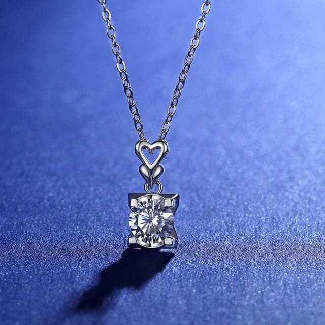 【米蘭精品】現貨+預購 莫桑鑽項鍊925純銀手鍊四件套1ct八心八箭耳環戒指聖誕節情人節生日禮物女飾品73yk57