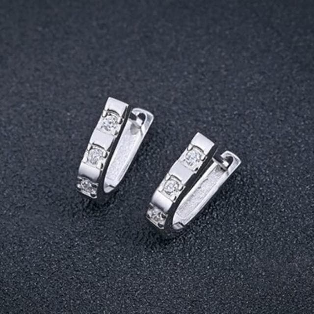 【米蘭精品】現貨+預購 925純銀耳環鑲鑽耳飾簡約百搭設計造型情人節生日聖誕節交換禮物女飾品73dy96