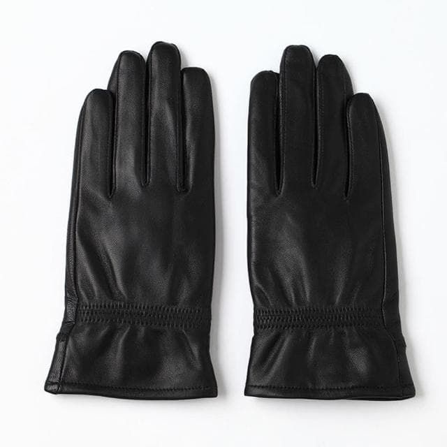 【米蘭精品】現貨+預購 真皮手套羊皮手套保暖羊皮加絨簡約版型女手套情人節生日聖誕節交換禮物73wm58