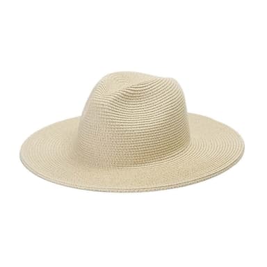 【米蘭精品】現貨+預購 草帽防曬爵士帽大簷簡約紙草巴拿馬帽男女帽子母親節情人節生日禮物3色74bw13