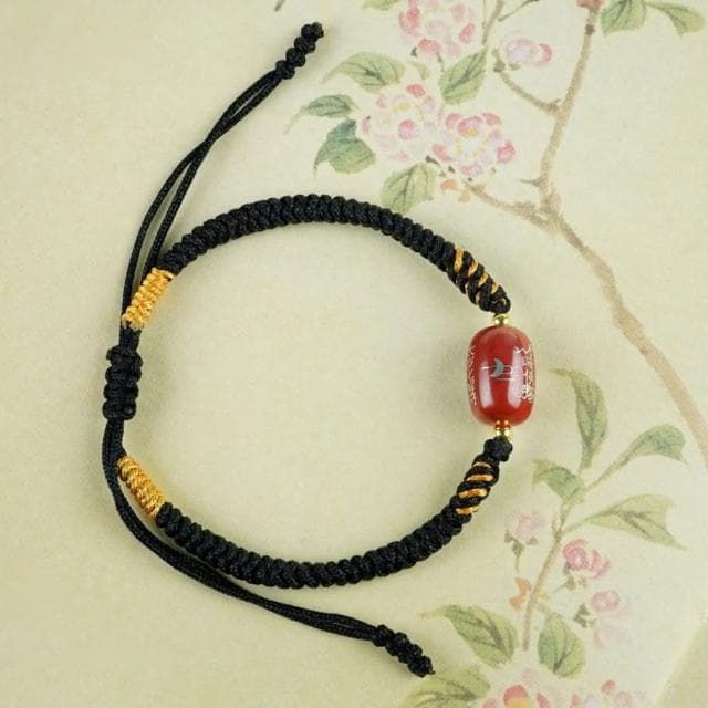 【米蘭精品】情人節禮物 現貨+預購 編織手鍊道家手繩手珠平安擋煞防小人轉運淨化招財開運-硃砂轉運珠鑲銀桶珠男女飾品74if74