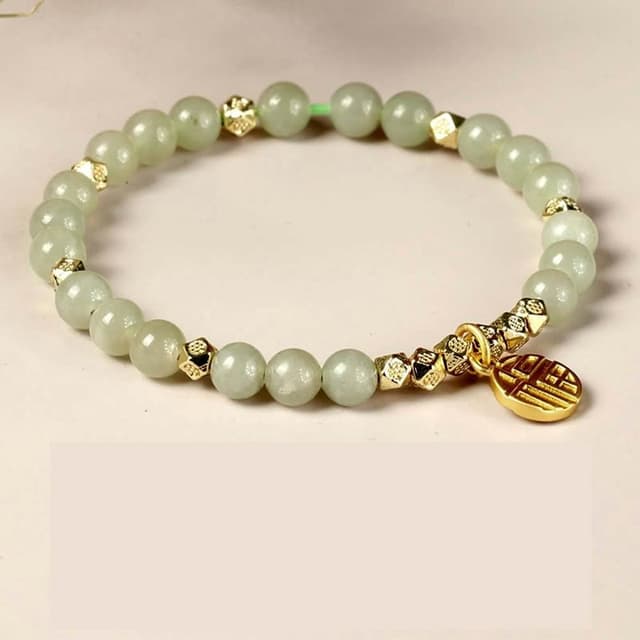 【米蘭精品】情人節禮物 現貨+預購 硃砂手鍊朱砂手繩手珠平安擋煞防小人轉運淨化招財開運-6mm福牌天然玉石女飾品2款74kj37