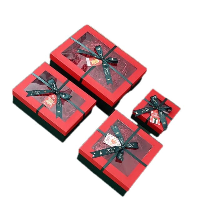 GIFTME5 聖誕包裝禮品盒-大款聖誕風禮盒 聖誕禮物盒 聖誕節禮物 交換禮物 送禮禮盒 節日送禮 送禮包裝