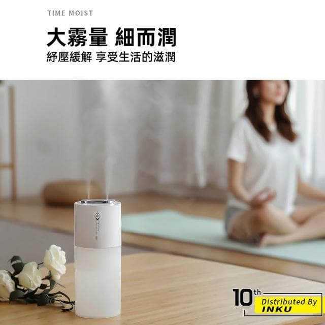 【ibits】KLS 雙噴霧加濕器 圓柱款 香薰 水氧機 補水 香氛 小夜燈 居家 裝飾 臥室 客廳 房間 擴香(加濕器-USB插線版)