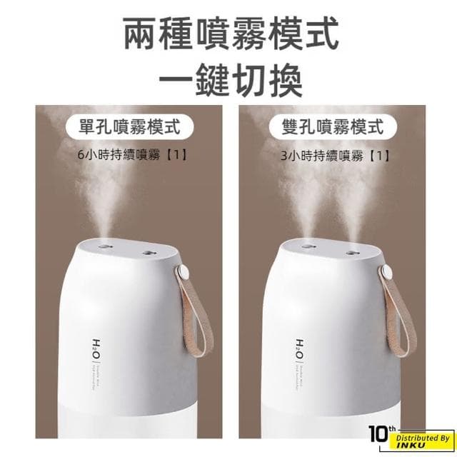【ibits】KLS 雙噴霧加濕器 香薰機 水氧機 補水儀 香氛 小夜燈 居家 裝飾 臥室 客廳 房間 擴香 車用(香薰機-棉棒五入)