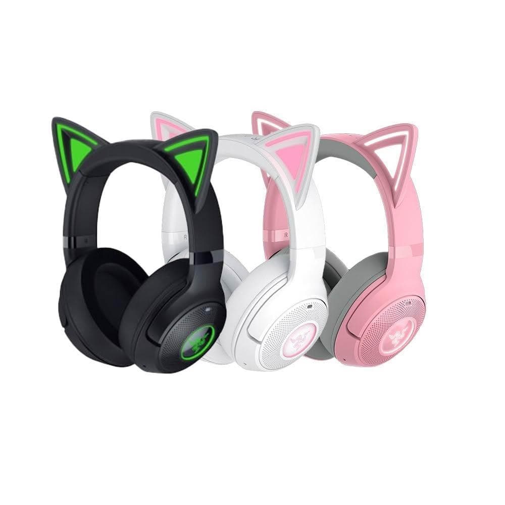 【Razer 雷蛇】Razer 雷蛇 Kraken Kitty V2 BT 北海巨妖 無線耳機 抗噪麥克風 輕量設計 雷蛇耳機 藍芽耳機