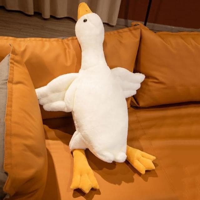 160cm 大白鵝抱枕 🦢趴睡鵝 長抱枕  動物抱枕 鴨子玩偶 鯊魚抱枕 靠墊大娃娃 生日禮物 交換禮物 孕婦枕  HL39