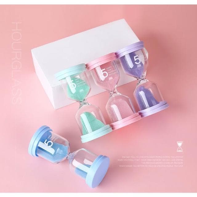 馬卡龍計時沙漏  兒童刷牙計時器  交換禮物 不挑色 裝飾 計時 兒童安全沙漏 交換禮物 生日禮物 HW18