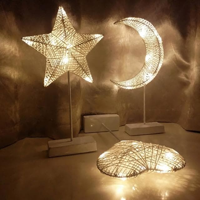LED氛圍燈 (玻璃 小夜燈 桌燈 交換禮物 情侶 告白神器 七夕 情人節 聖誕節 檯燈 床頭燈 LED K11117)