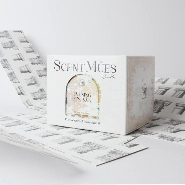 【ScentMues 森繆斯】Mucha晚星 精油香氛大豆蠟燭 150g 層次東方調(慕夏 月與星辰系列)
