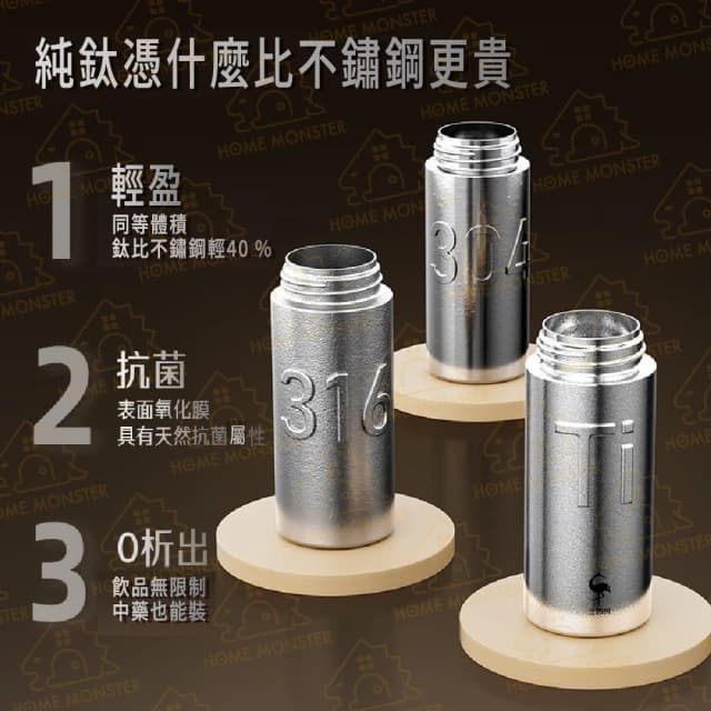 ﹝純鈦99%﹞200ml純鈦保溫杯 鈦雙層保溫杯 鈦合金水壺 真空保溫杯 鈦金屬保溫瓶 隨身保溫杯 口袋杯 送禮 禮盒保溫杯 喬遷禮 交換禮物