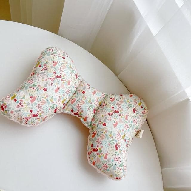 【Lianne baby】粉薄荷草兔嬰兒禮物天使枕圍兜安撫兔兔(彌月禮盒 滿月禮 收涎禮週歲禮 嬰兒禮物)