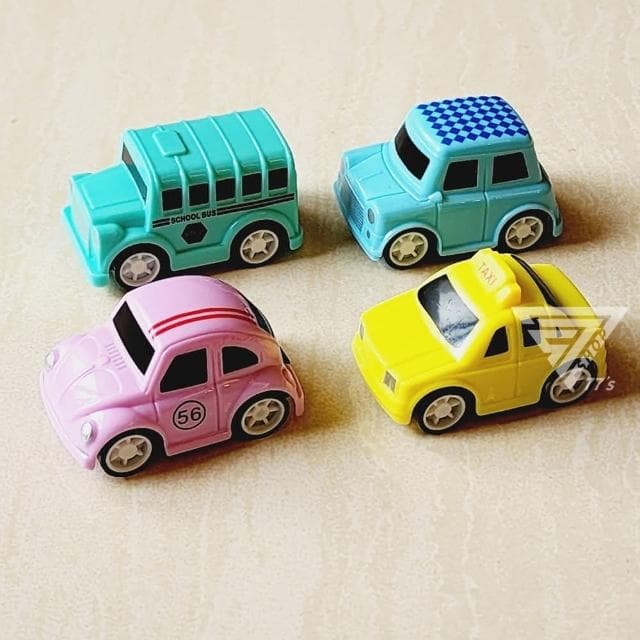 『迷你城市小車車/迴力玩具車』迷你小汽車 玩具巴士 迷你小車 回力車玩具 TAXI 獎勵小禮物 扭蛋玩具 分