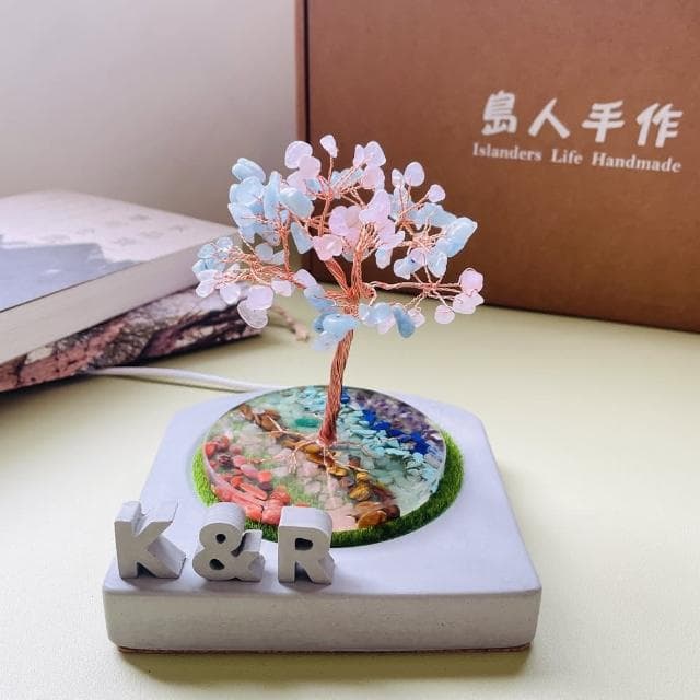 【Islanders Life 島人手作】希望之樹 水晶樹燈禮盒組(聖誕禮盒 交換禮物 生日禮物)