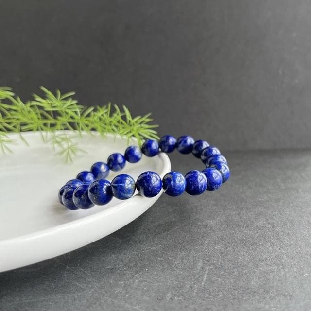 【Paiya 派亞】8MM青金石手串 阿富汗青金石圓珠手鏈 水晶時尚男女手串送禮好物/交換禮物
