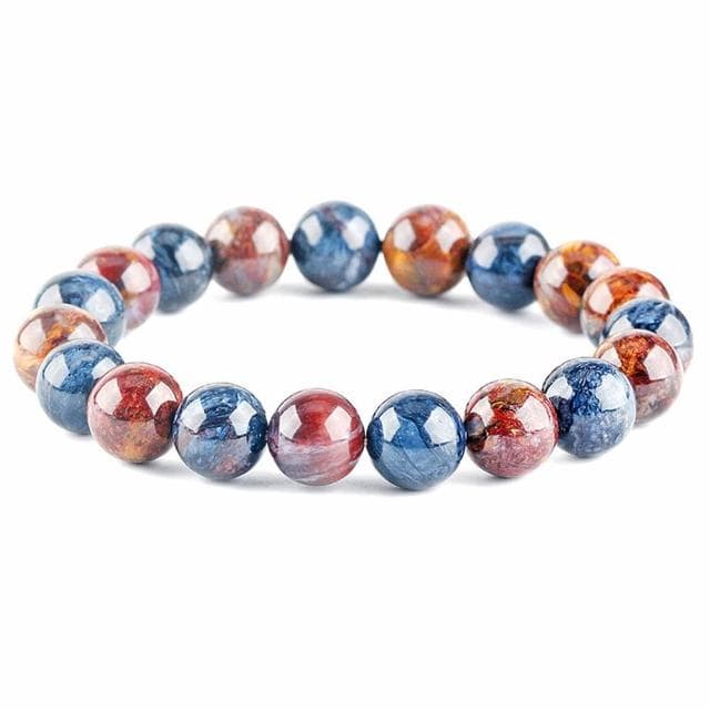 【Paiya 派亞】多彩彼得石手鏈彩彼得石地圖油畫圓珠串手鏈