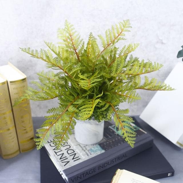 【HUGO DECO 榆果傢飾】高擬真蕨類小品盆栽人造植栽/仿真植物/綠化/佈置