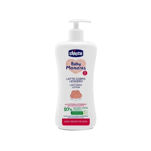 【Chicco】Chicco 敏弱肌寶貝嬰兒清透潤膚乳液 500ml 寶寶乳液