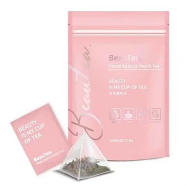 BeauTea 午茶系列 蜜桃蘋果茶 14包/袋丨水果茶丨果乾茶丨果乾水丨魚柑女下午茶