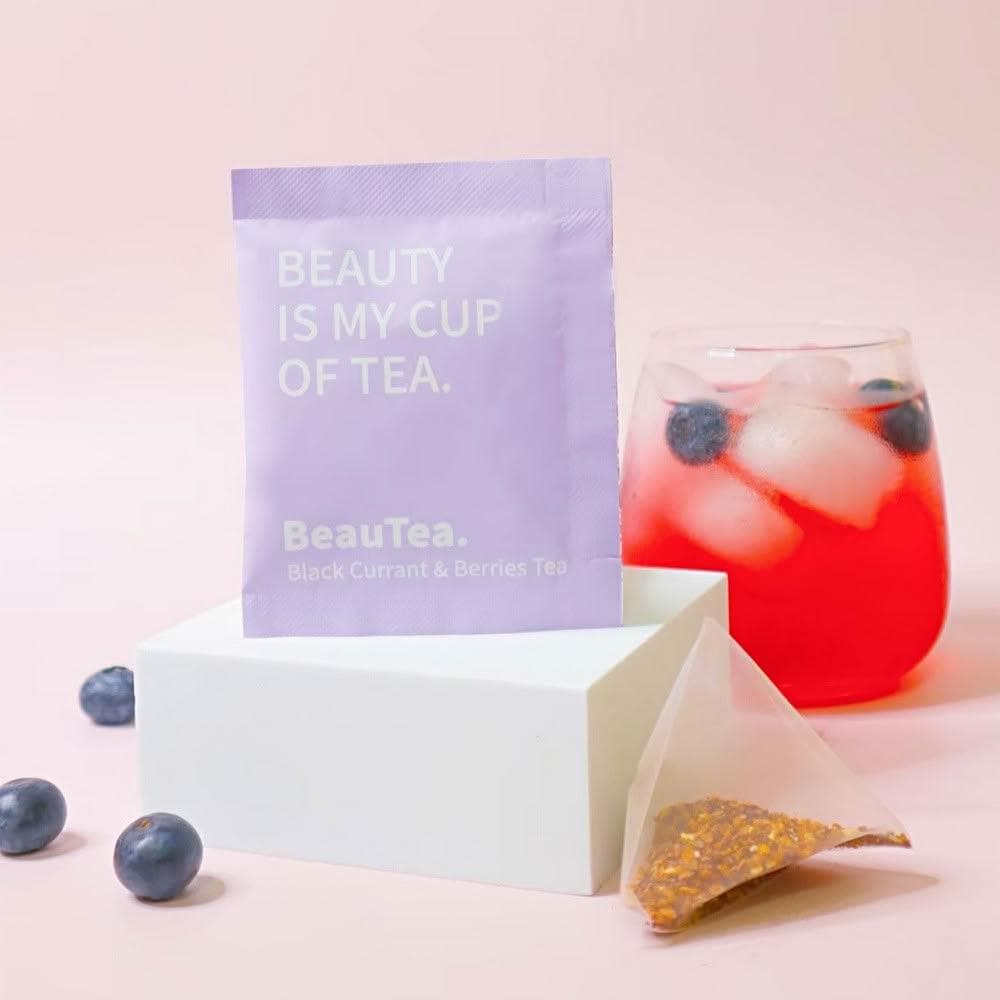 BeauTea 午茶系列 黑醋栗莓果茶 14包/袋丨水果茶丨果乾茶丨果乾水丨魚柑女下午茶