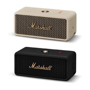 【Marshall】Marshall Emberton III 〔古銅黑/奶油白〕 三代 藍芽 喇叭 音響 防水防塵 公司貨 18個月保(marshall emberton 3 藍牙 音響)