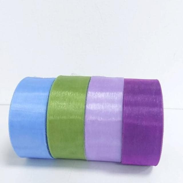 12H快速出貨 (氣球快易送)  25碼 整捲3公分 雪紗緞帶  禮物包裝 裝飾 絲帶 緞帶 真珠紗 珍珠紗