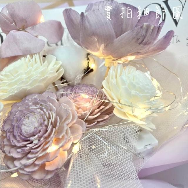 12H快速出貨 (氣球快易送)  情人節花束  紫戀微風 情人花束 情人節禮物 告白花束 花束 乾燥花束 情人節送禮 求婚花束