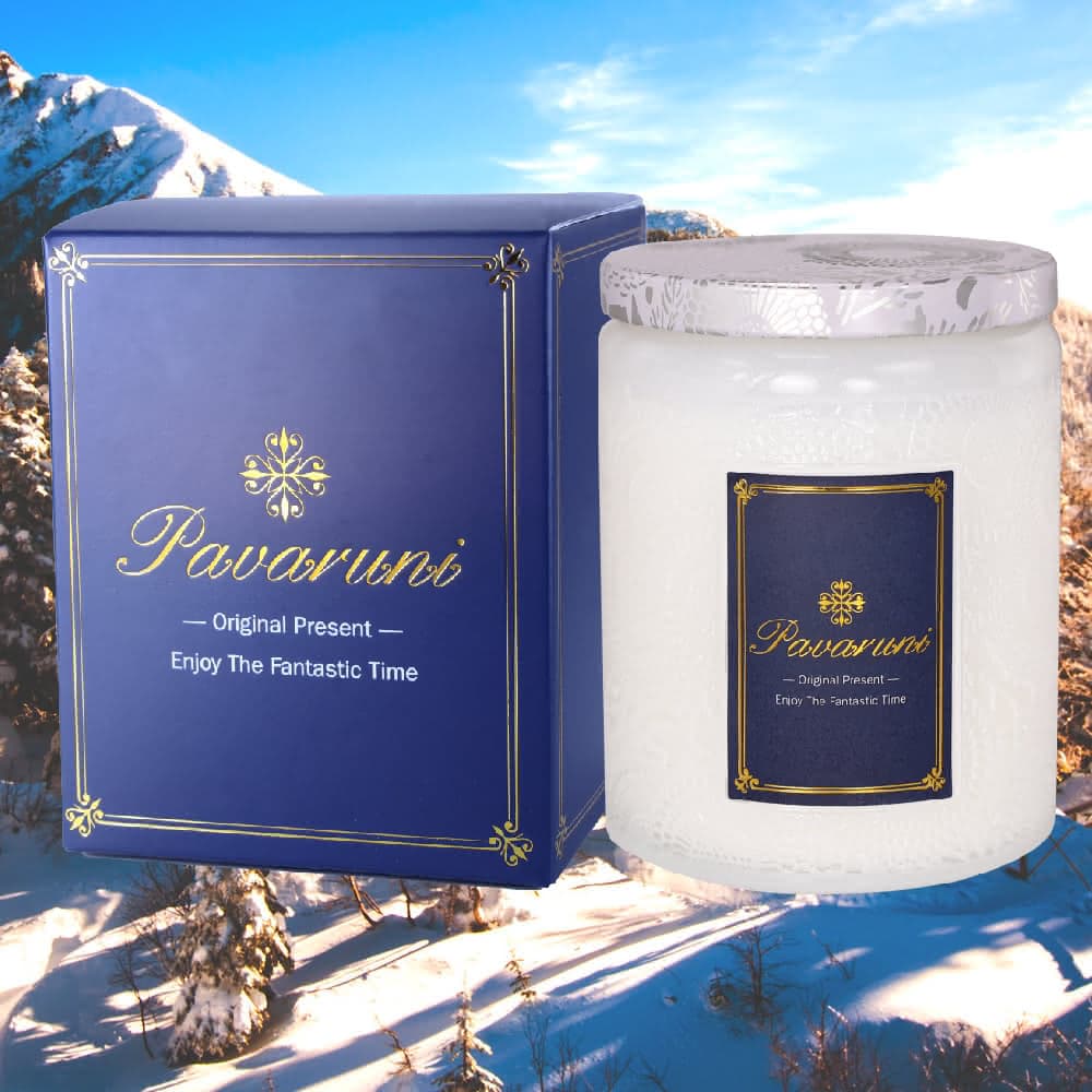 【Pavaruni】美國原創踏雪尋梅香薰蠟燭禮盒100種香味大豆植物蠟燭香氛蠟燭精油(香薰蠟燭香氛蠟燭)