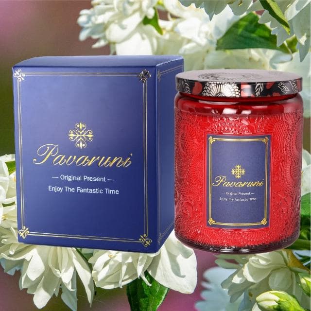 【Pavaruni】美國原創火焰之舞香薰蠟燭禮盒100種香味大豆植物蠟燭香氛蠟燭精油(香薰蠟燭香氛蠟燭)