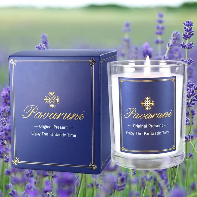 【Pavaruni】美國原創薰衣草永恆花園香薰蠟燭禮盒100種香味大豆植物蠟燭香氛蠟燭禮物送禮(香薰蠟燭香氛蠟燭)