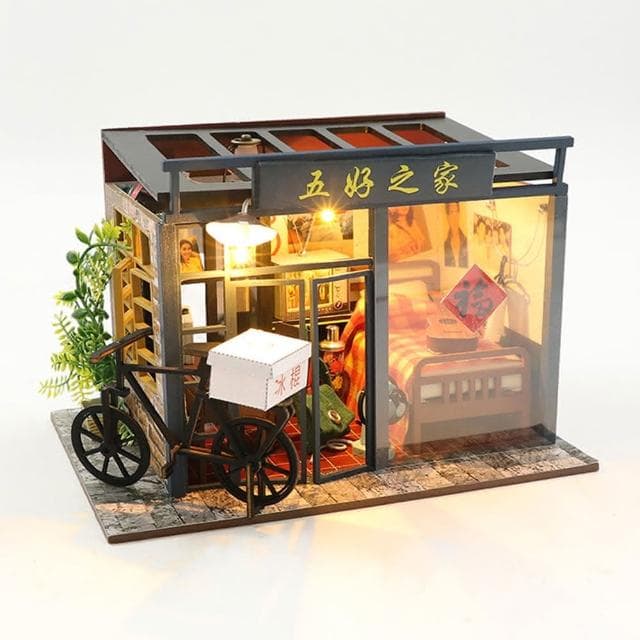 果果森林DIY微縮模型場景小屋迷你創意模型/生日禮物/交換禮物(舒壓 療癒 沉澱 節日送禮)