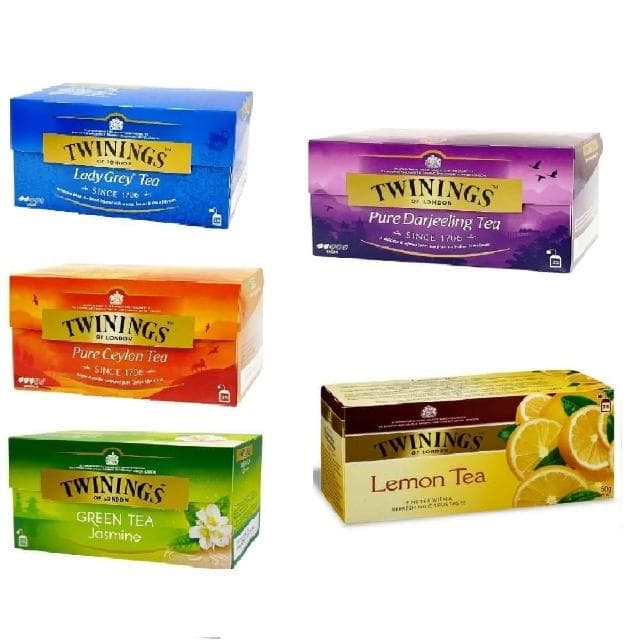 【Twinings 唐寧茶】Twinings唐寧茶-經典皇家伯爵茶/經典四紅果茶/2gX 25入/盒(13種口味任選)