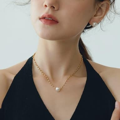 【KEDDY】項鍊-女飾品-女生項鍊-銀項鍊-珍珠項鍊-閨蜜項鍊-18k金項鍊-韓國項鍊-鎖骨項鍊-女生禮物-送禮-交換禮物