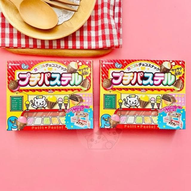 【Kabaya 卡巴】貓咪姐妹 Kabaya卡巴 冰淇淋巧克力日本  冰淇淋造型餅乾 冰淇淋食玩 冰淇淋巧克力 日本糖果