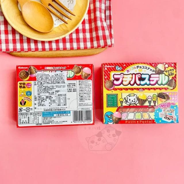 【Kabaya 卡巴】貓咪姐妹 Kabaya卡巴 冰淇淋巧克力日本  冰淇淋造型餅乾 冰淇淋食玩 冰淇淋巧克力 日本糖果