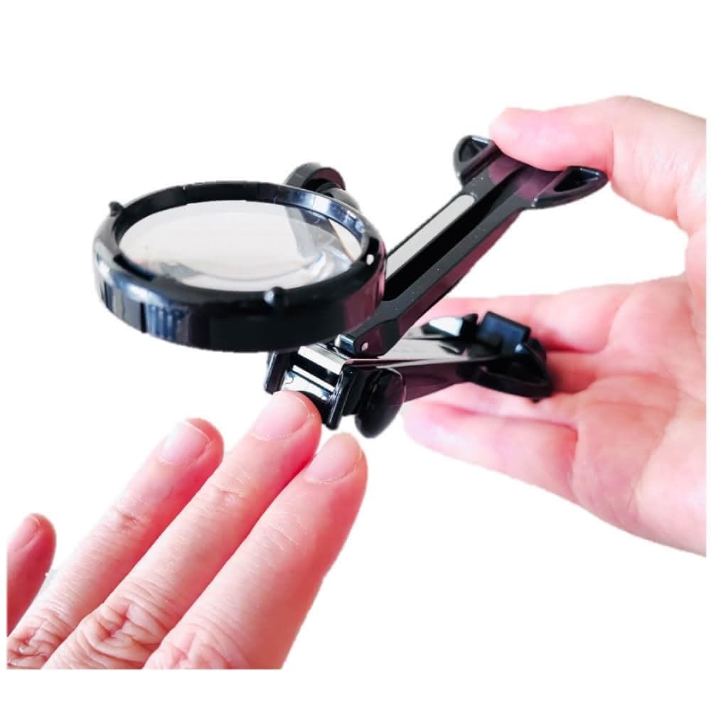 【GREEN BELL 綠貝】日本製 放大鏡指甲剪(贈長輩最佳好禮 送禮自用相宜 安全省力好用)